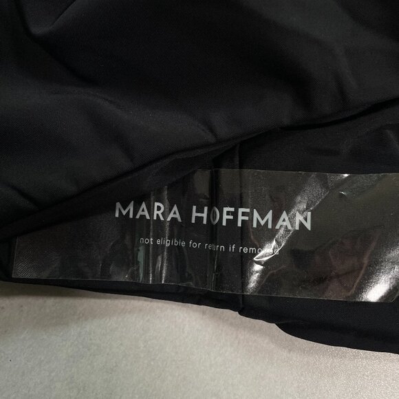 NWT Mara Hoffman Persephone One Piece Swimsuit Womens XL Black Square Neckline - Picture 13 of 14